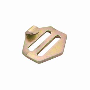 Quality Safety Cargo Gold Flat Hoist Hook For Tie Down wholesale