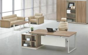 Quality modern office wood manager table furniture in warehouse wholesale