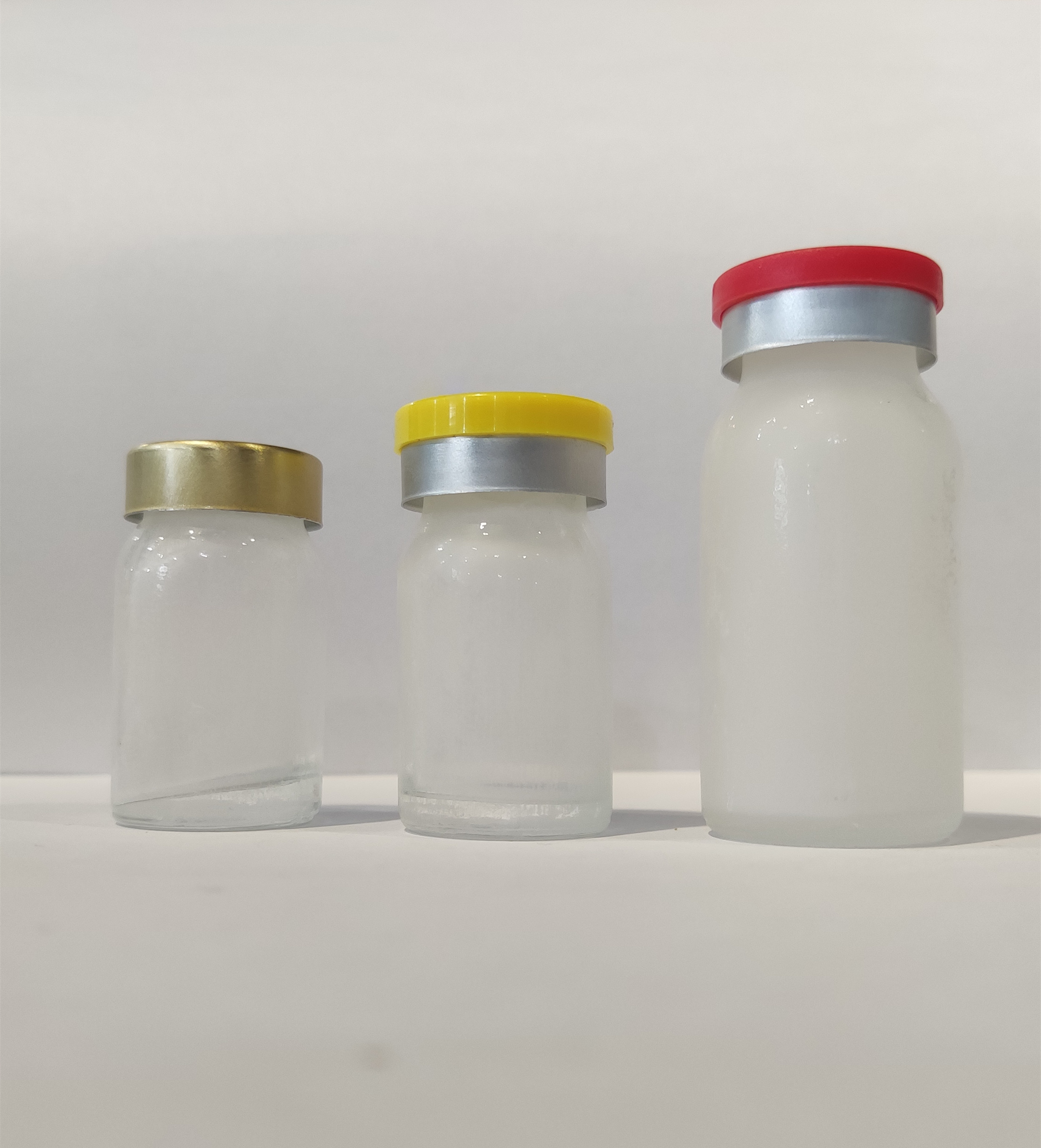15ml Glass Vials Hot Stamping Surface Handling For Medicine Bottles Base Material Glass