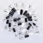Silk Printing Colorful Glass Empty Nail Polish Bottles With Brush