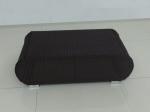 Modern Dark Brown Meeting Room Sofa Set , Wicker Furniture Set