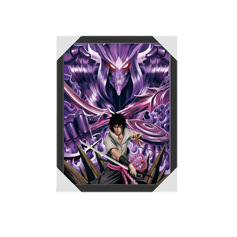 Naruto Anime Design 3D Picture Frame Lenticular Pictures For Home Decoration