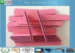 Pink Foamed Heat Seal Connector , Rubber Conductive Flexible Flat Cable