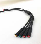 Suringmax Electric Bike Spare Parts 5 In 1 Waterproof Connection Cable For Motor