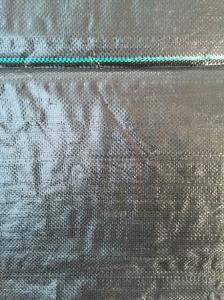 Quality Home Use PE PP Woven Garden Ground Cover Fabric / Weed Mat , Black wholesale