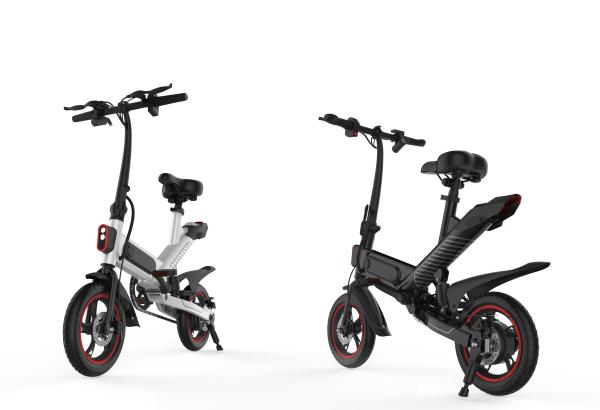 12 Inch Lithium Fold Up Electric Bike Environmental Protection Intelligent