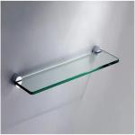 Customized Glass Bath Shelf 3mm-15mm Glass Wall Shelf For Bathroom