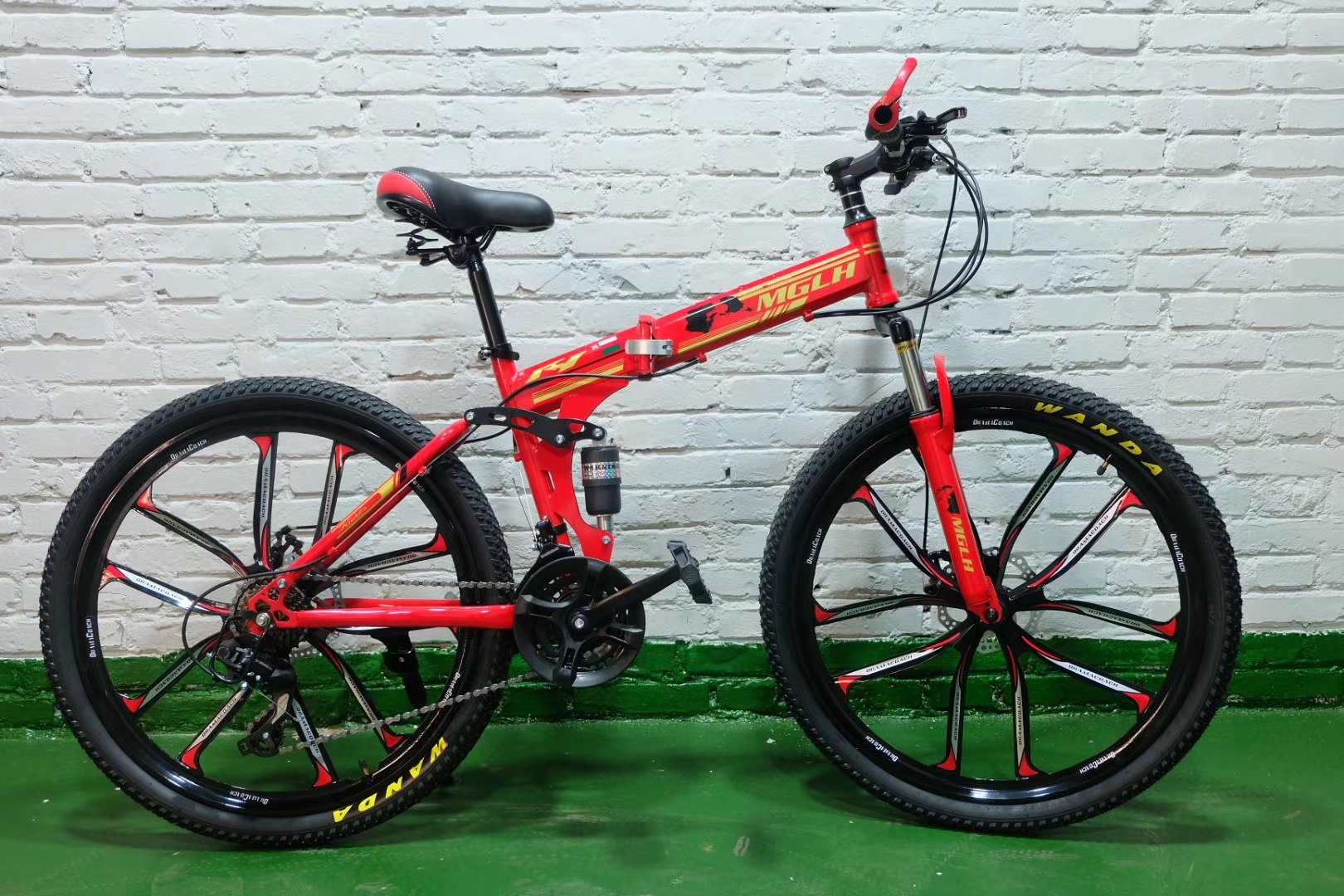 Gross Weight 24kg 21 Speed 29 Inch Adult Folding Bike Bicycle For Men Women Bicycles
