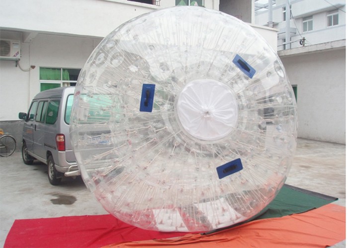 3m Commercial Inflatable Zorb Ball 0.8mm PVC Grass With Pump