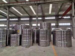 Quality 304 316 10000lliter Cylindrical Stainless Water Tank Portable Storage SS Water Tank wholesale