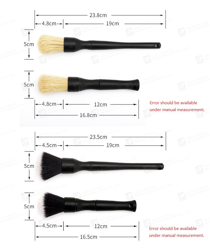 2pcs Auto Car Cleaning Brush For Narrow Space Cleaning