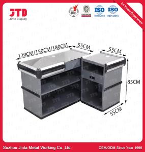 Quality Metal Supermarket Checkout Counter Without Conveyor Belt wholesale