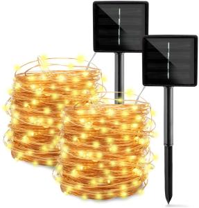 Quality Waterproof Copper 8 Modes 72ft 200 LED Solar String Lights wholesale