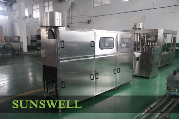 Stainless Steel 5 Gallon Water Filling Machine , Automatic 2400BPH Capping