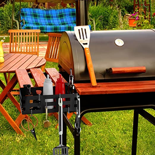 Clean Organized Workspace Welded Griddle Accessories Organizer with Customizable Logo