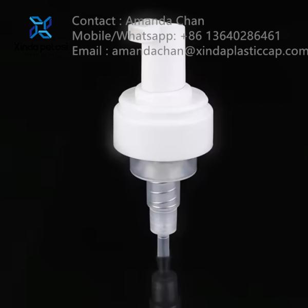Cheap wholesale Soap Dispens Pump PP Hand Wash Foam Pump White Shampoo Cream Pump for sale