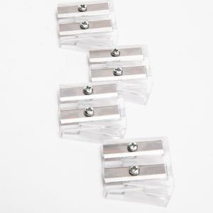 Quality 0.98 Inches Transparent Pencil Sharpener Double Hole wholesale