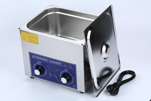 CE/FCC Fiber Fixtures Ultrasonic Cleaning Machine , 9L Ultrasonic Washing
