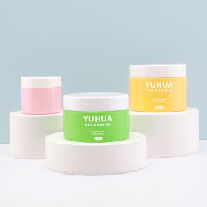 Quality Custom Color Plastic Packaging Jars Smooth Surface For Face Cream 100g wholesale