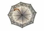 UV Protection Wooden Stick Umbrella , Classic Umbrella Wooden Handle