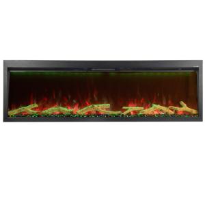 Quality 1240mm 48 Inch Built-In Electric Fireplace Mutil-Color Fire Home Decoration wholesale