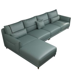 Quality Fabric Modern Sectional Living room Sofa leather wood frame with factory price wholesale