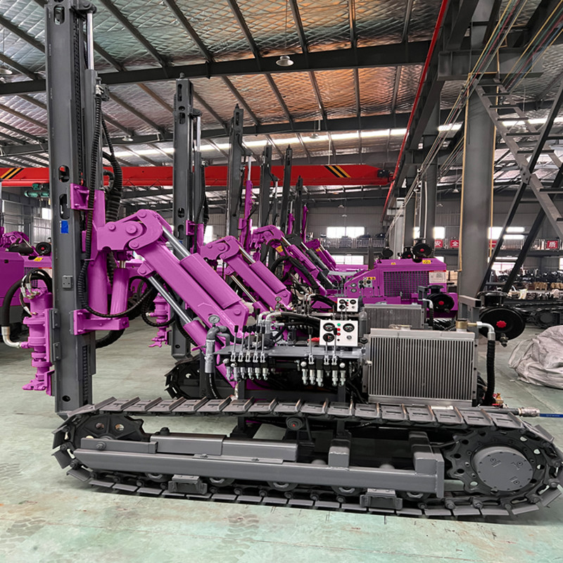Mining DTH Drilling Rig Rotary Blasthole Depth 20m Crawler Hydraulic Drilling Rig