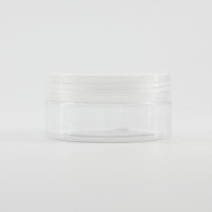 Quality 100ml Clear Candy Biscuit Plastic Packaging Jar PP Screw Cap wholesale