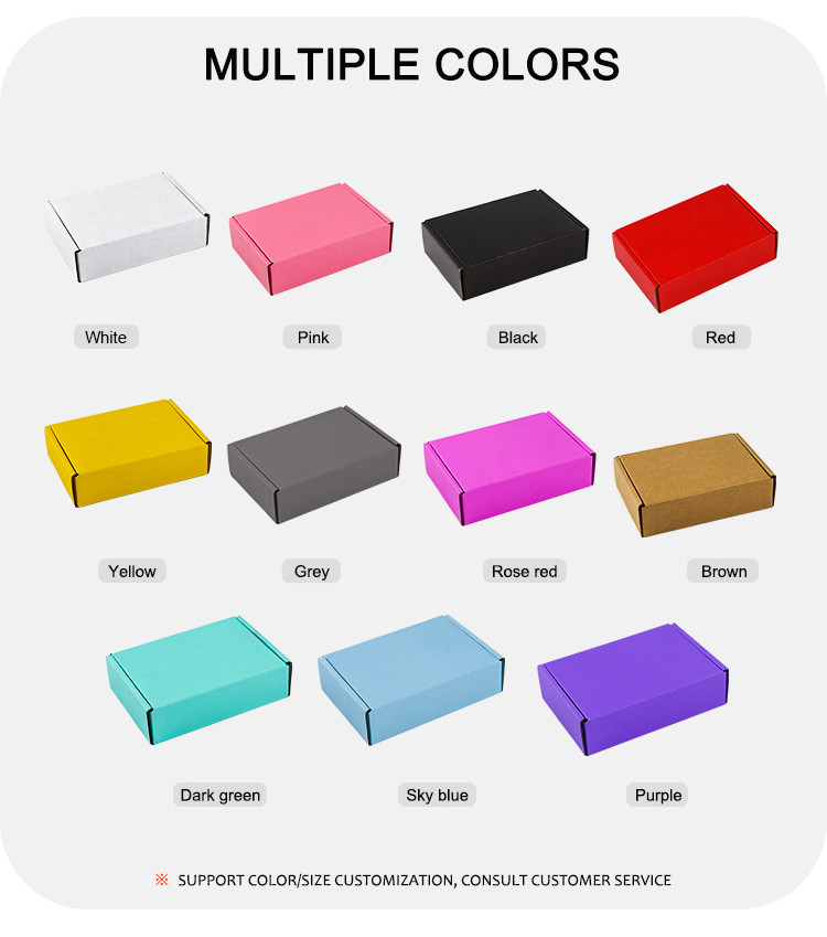 Color Airplane Box Purple Can Be Printed Packing Special Wear Armor Special