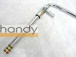 Automatic Shower Mixer Brass Bathroom Sink Faucets , Chrome Wall Mounted Faucets