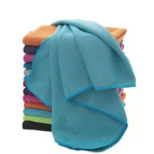 Quality Colourful Sports Sublimation Microfiber Cooling Towel 140gsm-300gsm wholesale