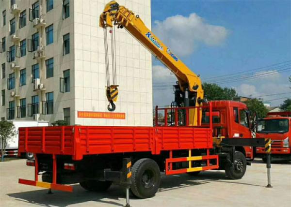 Cheap Telescopic Hydraulic Vehicle Mounted Crane Easy For Loading Cargoes for sale