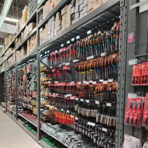 Quality Modern And Sleek Supermarket Gondola Shelving Customized Products Display Shelf wholesale