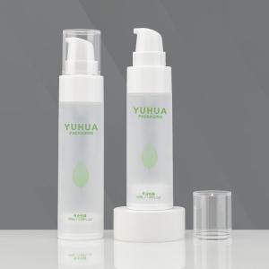 Quality 40ml 50ml Plastic Airless Pump Bottles Vacuum Packaging wholesale