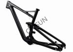 Carbon Full Suspension Mtb Frame Disc Brake 4.5 Inch Wheel Travel Open Mould