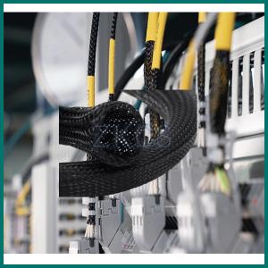 Quality 3-70mm PET Expandable Braided Cable Protective Sleeve For Wire Wrapping wholesale