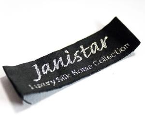 Quality End Folded Clothing Labels For Blankets Bags Trademark Name Logo Sew On wholesale