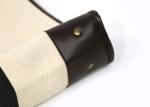 PU Portable Woven Travel Canvas Tote Bags