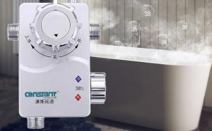 Quality Intelligent Bath Thermostatic Mixing Valve Surface Mounted Solar Electric Water Heater Square Body wholesale