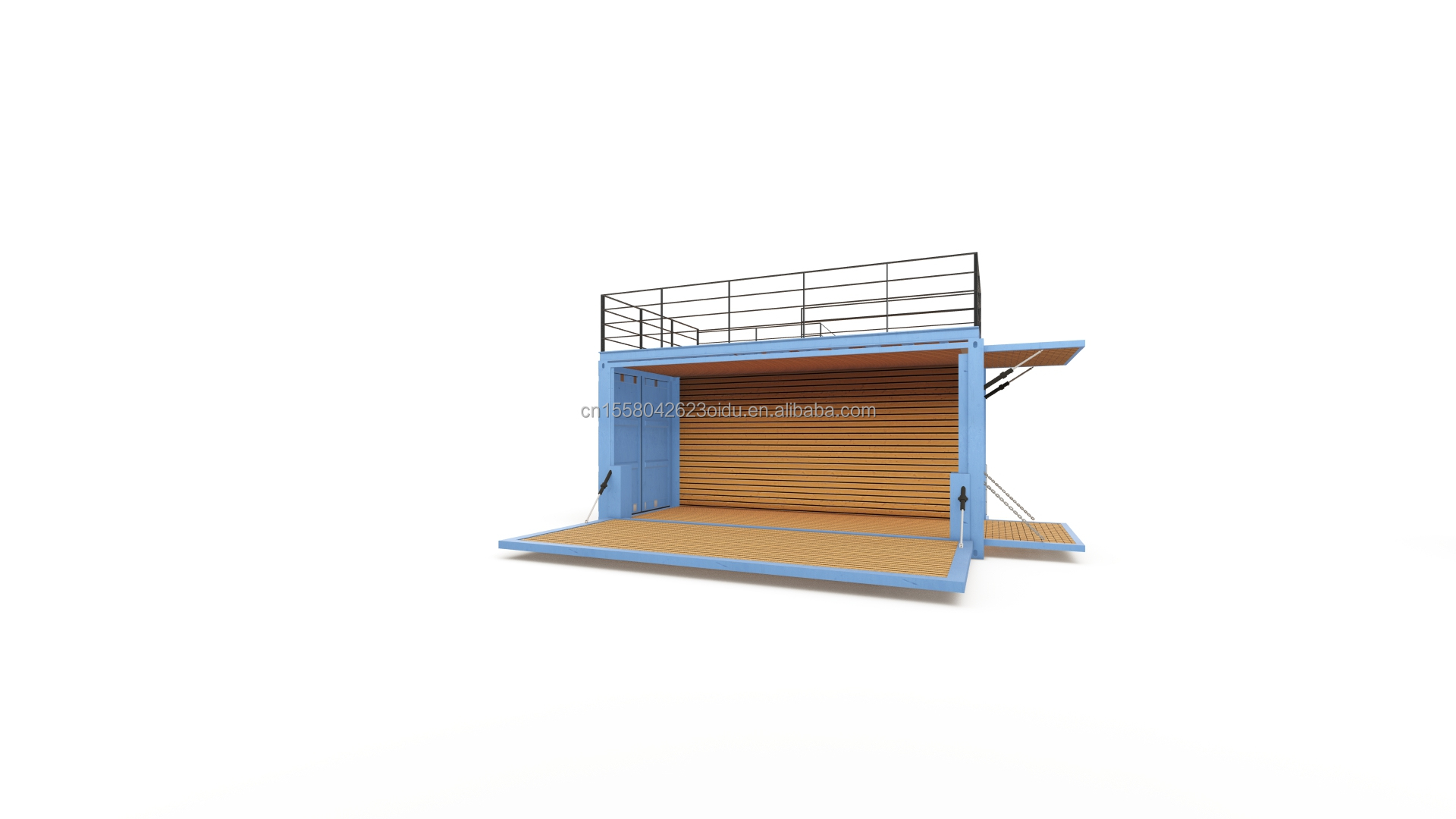 20ft Luxury Prefabricated Expandable Container House Ready Made Flat Pack Villa with Customized Color and Shipping Cost
