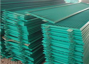 Quality PVC Spraying Stamping Aluminum Expanded Metal Mesh 0.5 Thickness For Security wholesale