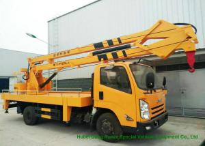 Quality JMC Knuckle Boom Truck Mounted Aerial Work Platform , 18 Meter Bucket Lift Truck wholesale