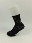 Slip Resistant Colorful 100 Percent Cotton Socks Kids With Elastane Material