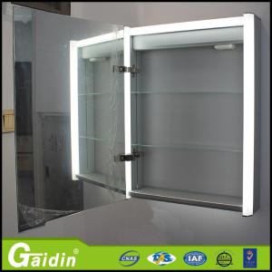 Quality wall mounted led makeup bathroom cupboards with mirrors wholesale