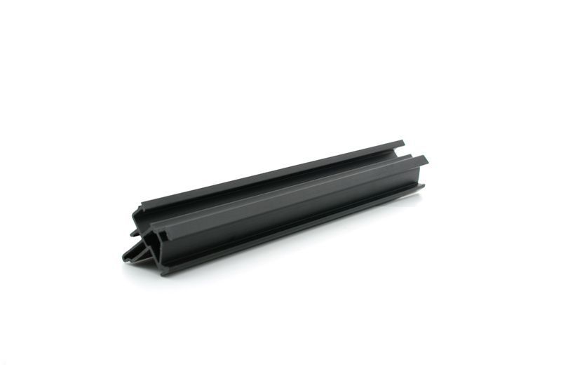 Track Rail Extruded Anti-Corrosion Plastic Profile, PVC Extrusion Plastic Profile
