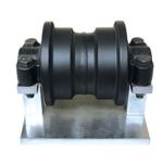 Black Steel Excavator Track Rollers for Durable Construction