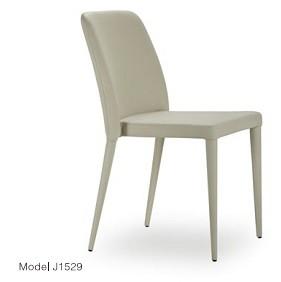 Quality dining room stackable PU leather chair furniture wholesale