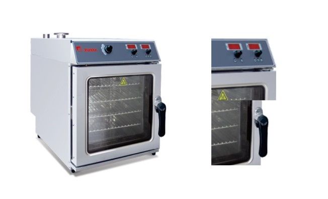 4 Trays Commercial Kitchen Cooking Equipment Fast Warming Speed 2 Doors Double Lock