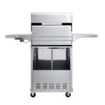 Custom Stainless Steel 4 Burner Outdoor BBQ Grill GAS AND Charcoal Grill for