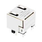LPJE101AGNL-1 RJ45 Jack Without Magnetics Single Port Tab Up Yellow/Green LED
